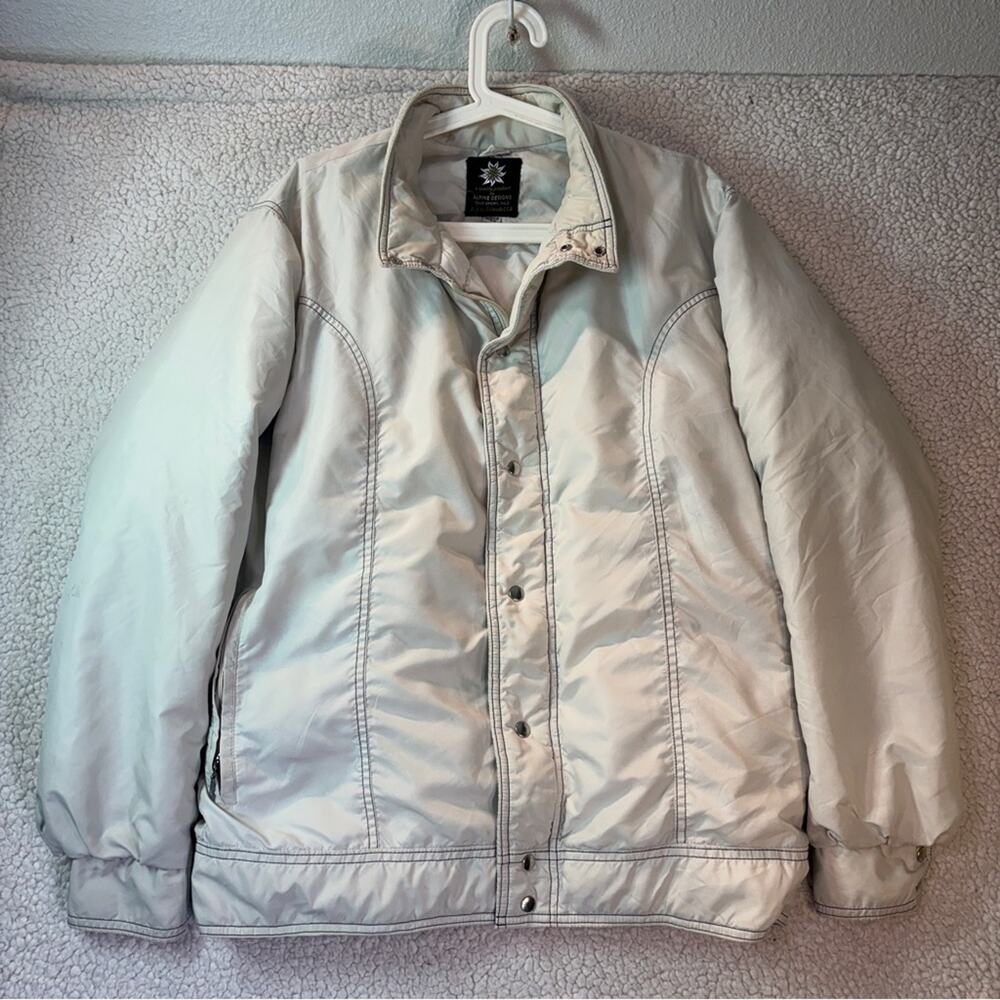 Vintage Alpine Designs Boulder CO Goose Down Jacket Mens Medium Made in USA